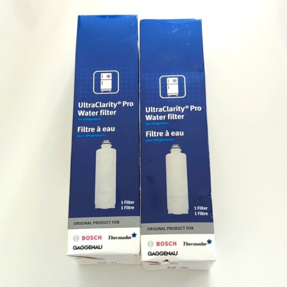 2 Bosch UltraClarity Pro Water Filter For Refrigerator - New - Picture 1 of 7